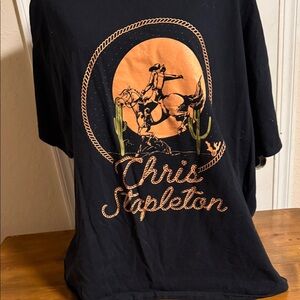 Chris Stapleton Black Graphic T-Shirt